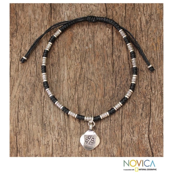 Handcrafted Silver 'Hill Tribe Friendship' Bracelet (Thailand) Novica Bracelets