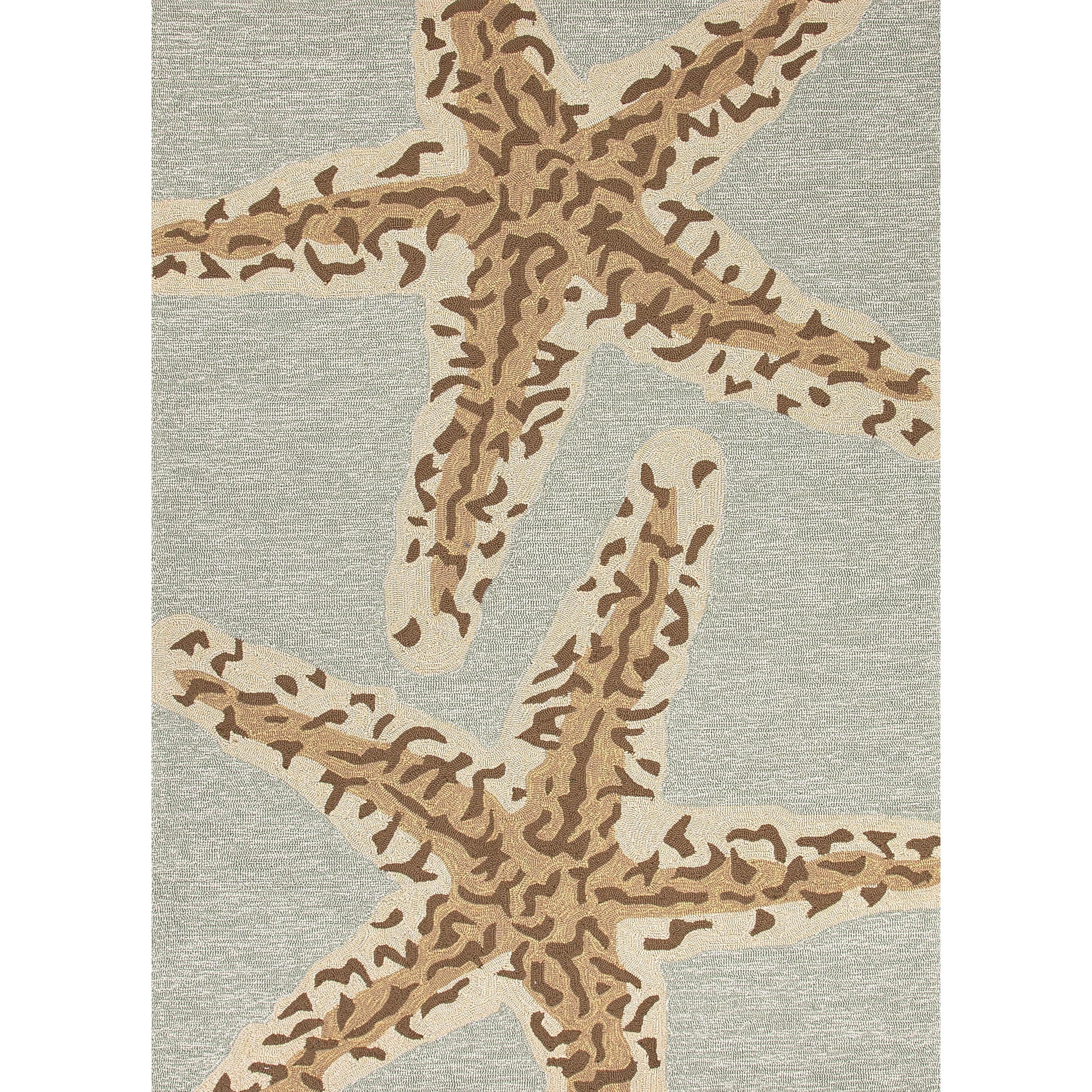 Coastal Blue Indoor/ Outdoor Rug (36 X 56)