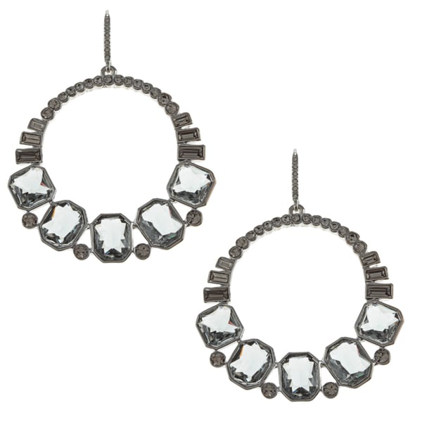 ABS by Allen Schwartz CZ Hoop Earrings ABS by Allen Schwartz Fashion Earrings