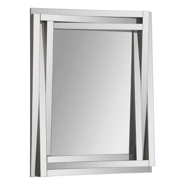 Shop Ren Wil Delaney Staggered Glass Framed Mirror Overstock