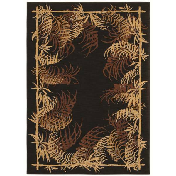 Tommy Bahama Bengali Border Black Rug (1'10 x 2'9) - Bed Bath & Beyond ...