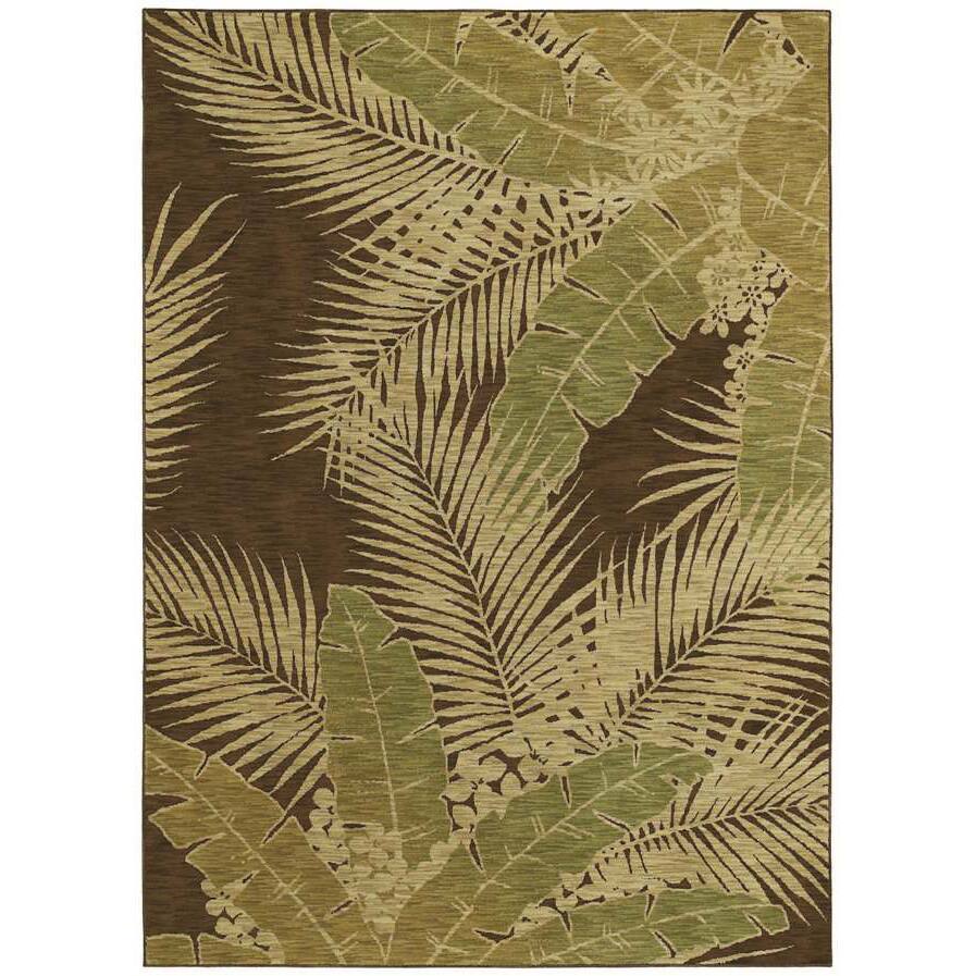 Tommy Bahama Carnival Palms Dark Brown Rug