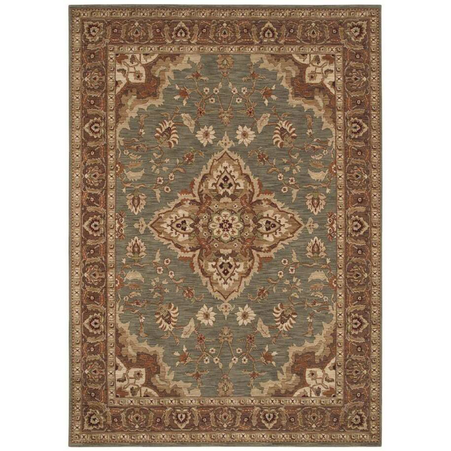 Tommy Bahama Home Rugs - Pot Royal Medallion - Ocean