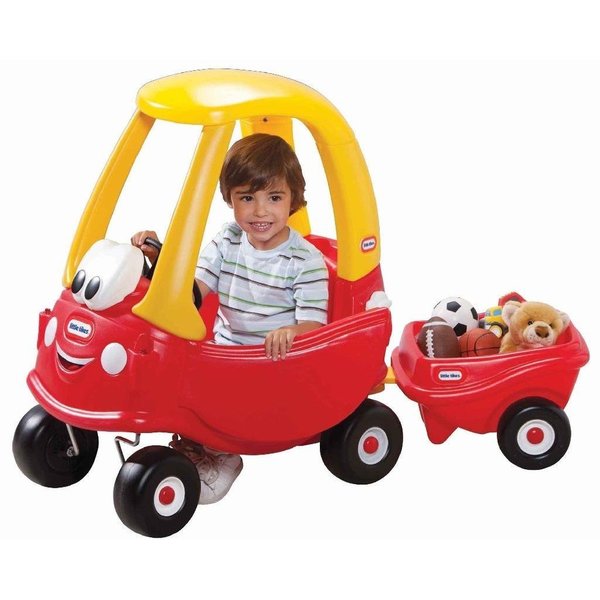 Shop Little Tikes Cozy Coupe with Trailer - Free Shipping Today ...