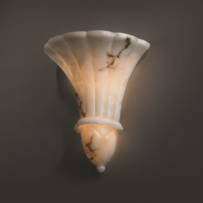 2 light Venezia Faux Alabaster Wall Sconce