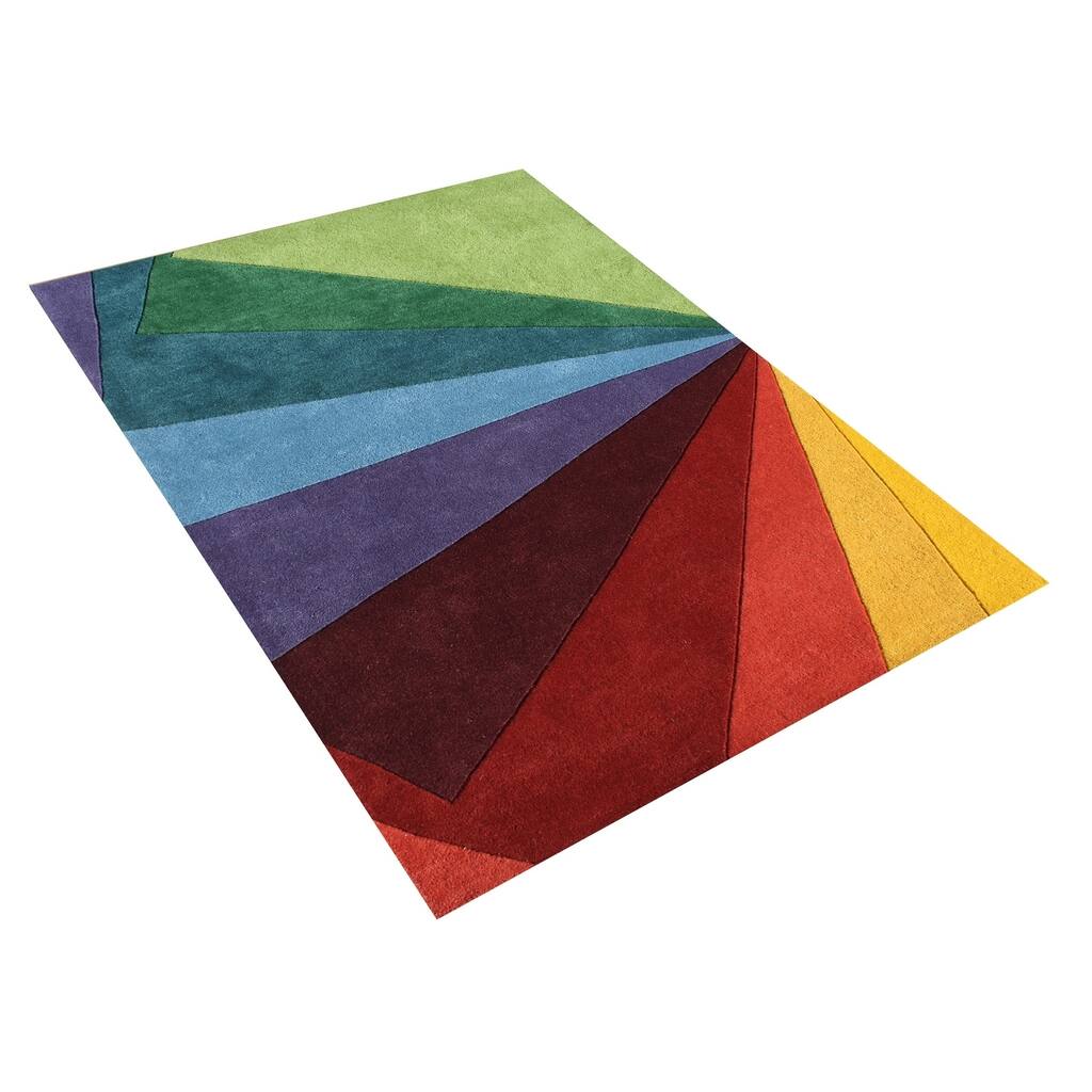 Alliyah Handmade Green Tea New Zealand Blend Wool Rug (5' x 8') - 5' x 8'