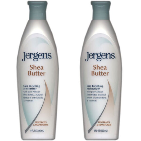 Jergens Shea Butter 8 ounce Skin Enriching Moisturizer (Pack of 2) Jergens Body Lotions & Moisturizers