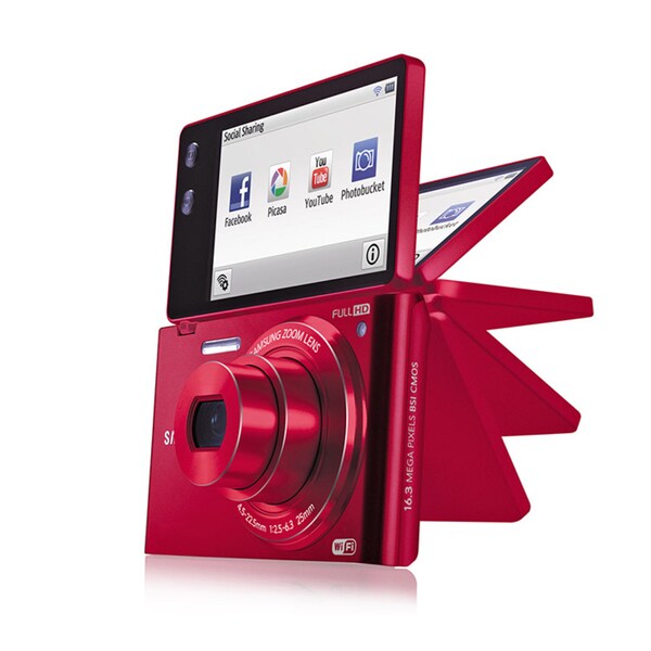 Shop Samsung MV900 16.3MP Multiview Digital Camera Free Shipping