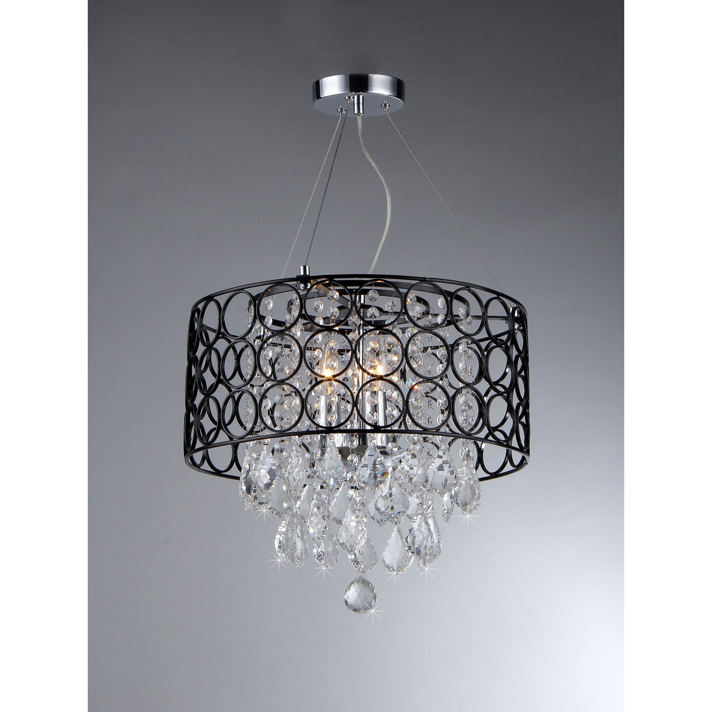 Anna Crystal 3-light Chandelier (Anna Crystal Chandelier) - Chandeliers For Bedrooms by Overstock.com