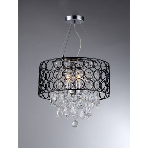 Anna Crystal 3-light Chandelier