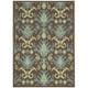 preview thumbnail 10 of 19, Nourison Vista Modern Ikat Area Rug 2'6" x 8' Runner - Brown/Blue