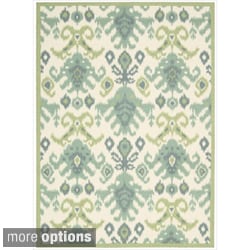 Nourison Vista Ikat Ivory Rug