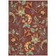 preview thumbnail 5 of 6, Nourison Vista VIS51 Area Rug Red - 5' x 7' - Rectangle