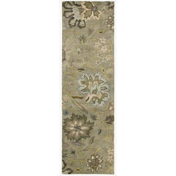 Nourison Jaipur Hand-tufted Area Rug - Silver - 9'6" x 13'6"