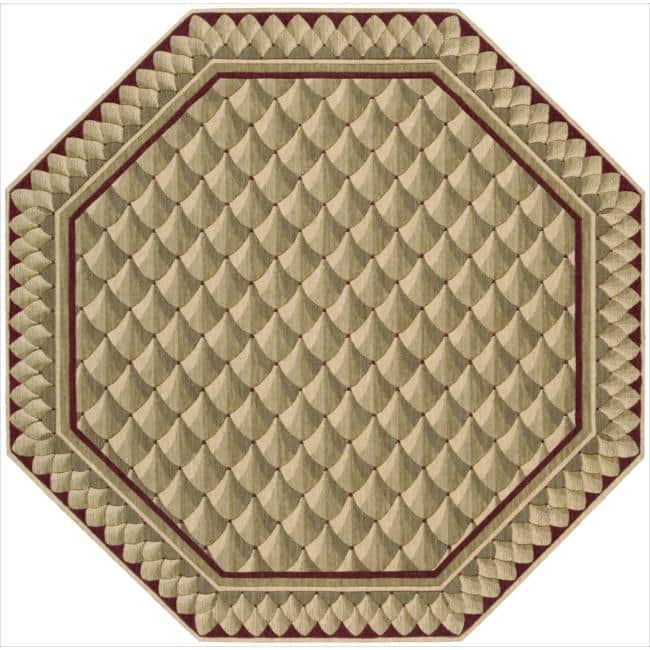 Nourison Vallencierre VA73 Area Rug - 8' Octagon - Brown - Octagon