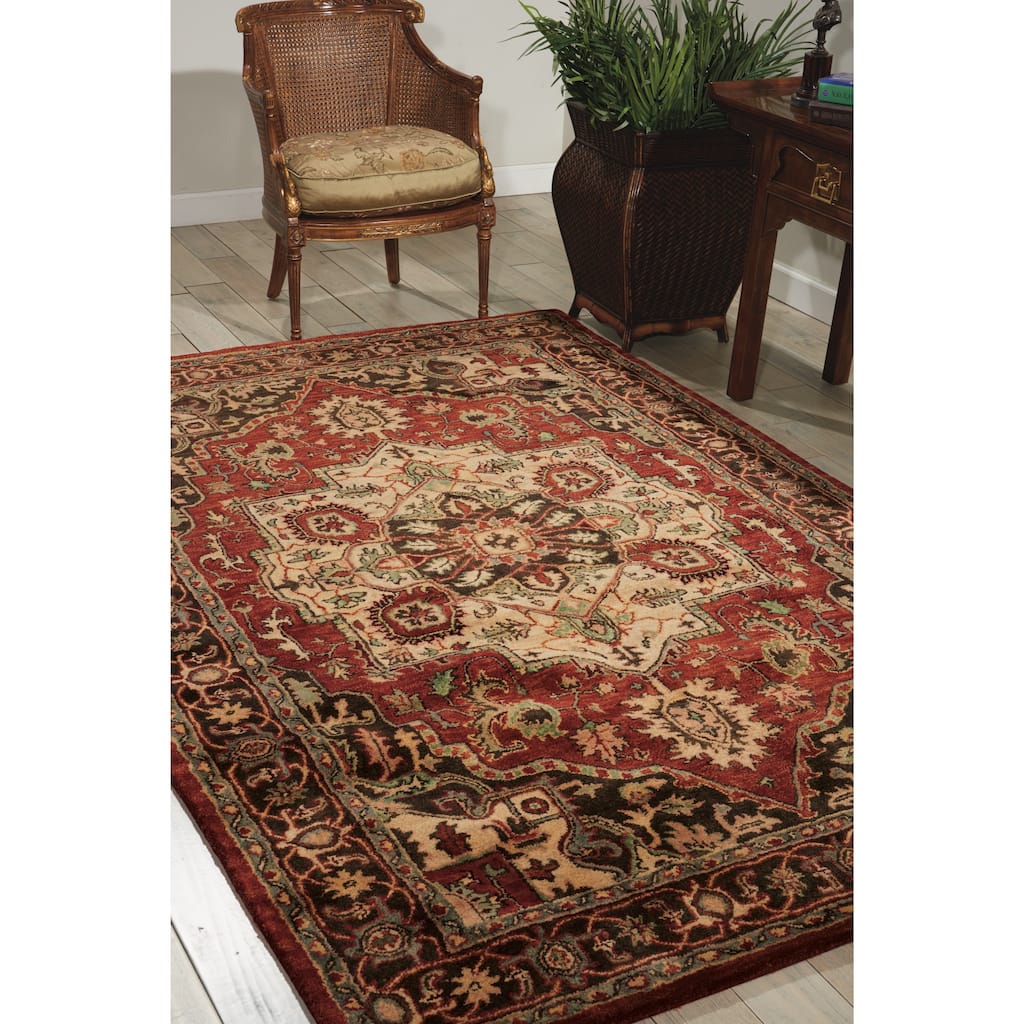 Nourison Hand Tufted Jaipur Red Rug