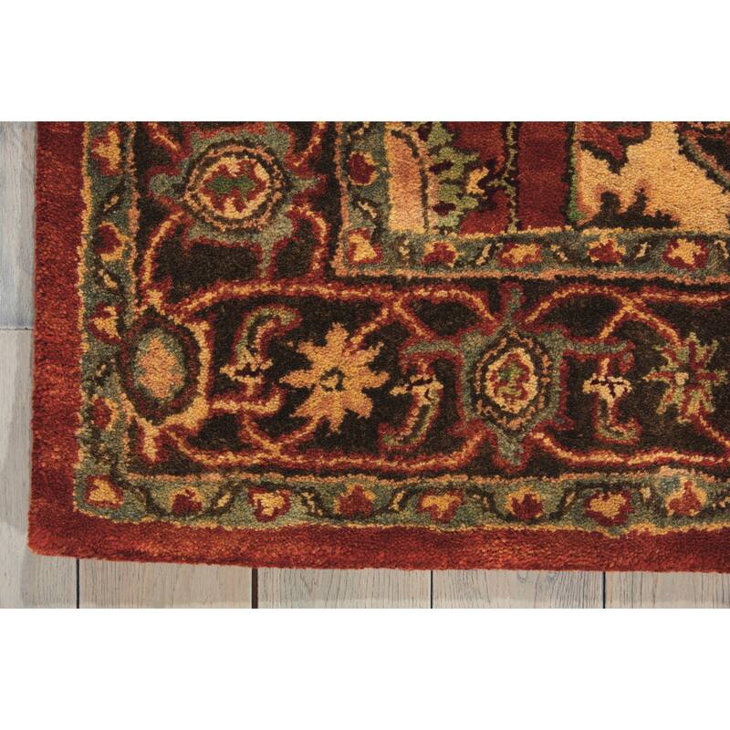 Nourison Hand Tufted Jaipur Red Rug