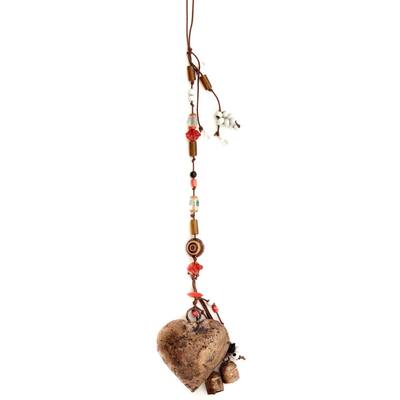 Handmade Kutch Heart Wind Chime (India)