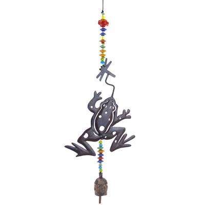 Handmade Playful Frog Wind Chime (India)