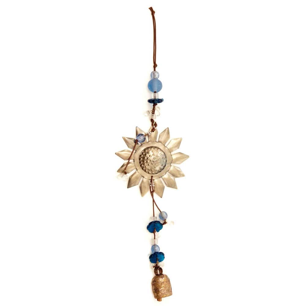 Handmade Sunflower Wind Chime (India)