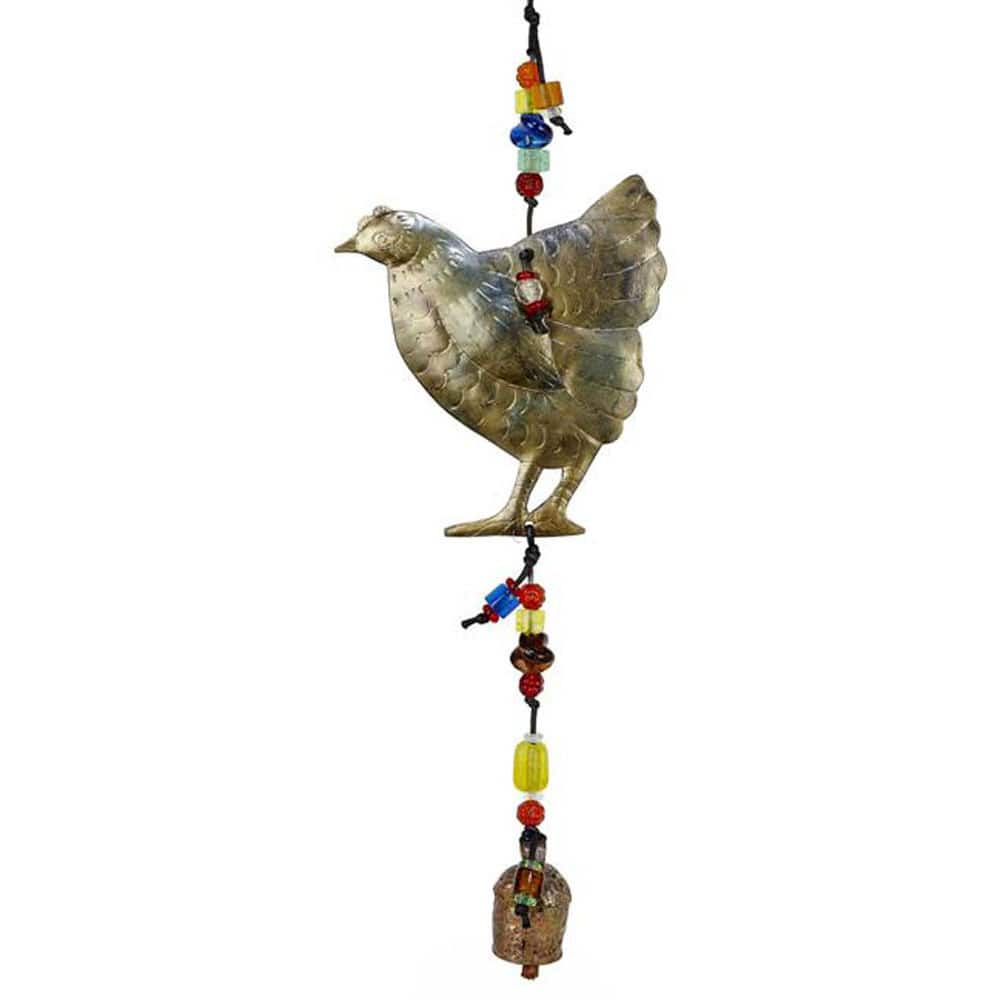 Handmade Just Us Chickens Wind Chime (India)