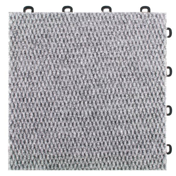 BlockTile 12x12inch Interlocking Premium Gray Carpet Tiles (20tile Pack) Bed Bath & Beyond