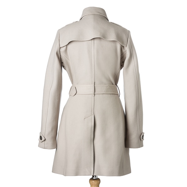 burberry brit wool trench coat