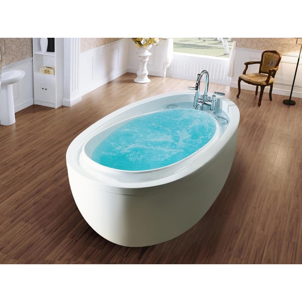 Shop Aquatica PureScape 316 Freestanding Acrylic Bathtub ...