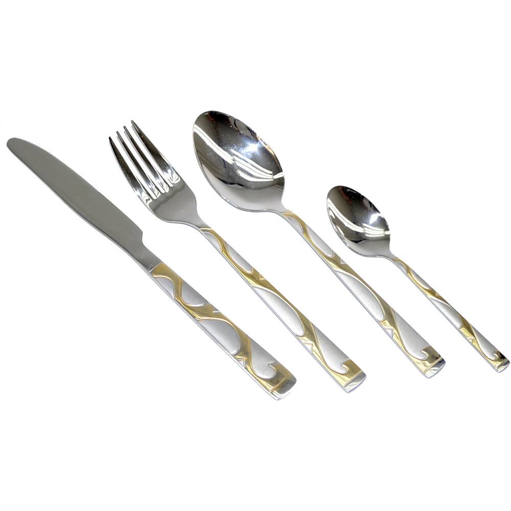 Fabulous Threestar Amelia 24-piece Flatware Set