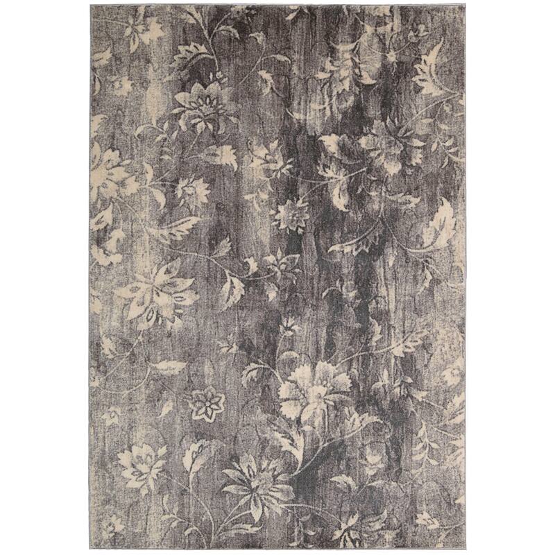 Nourison Utopia UTP10 Area Rug - 5'3" x 7'5" - Ivory/Grey