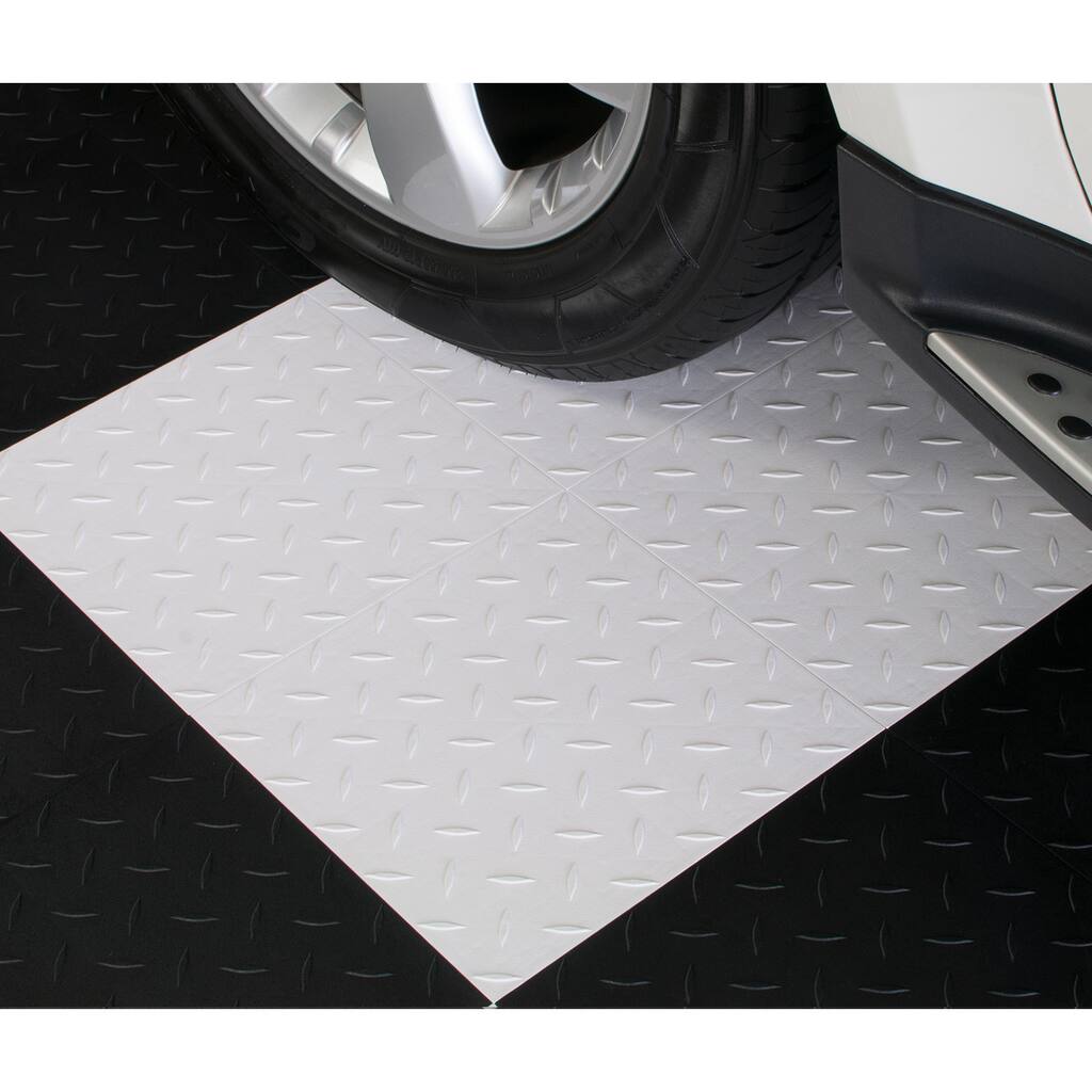 BlockTile Garage Flooring Interlocking Tiles Diamond Top (Pack of 27)