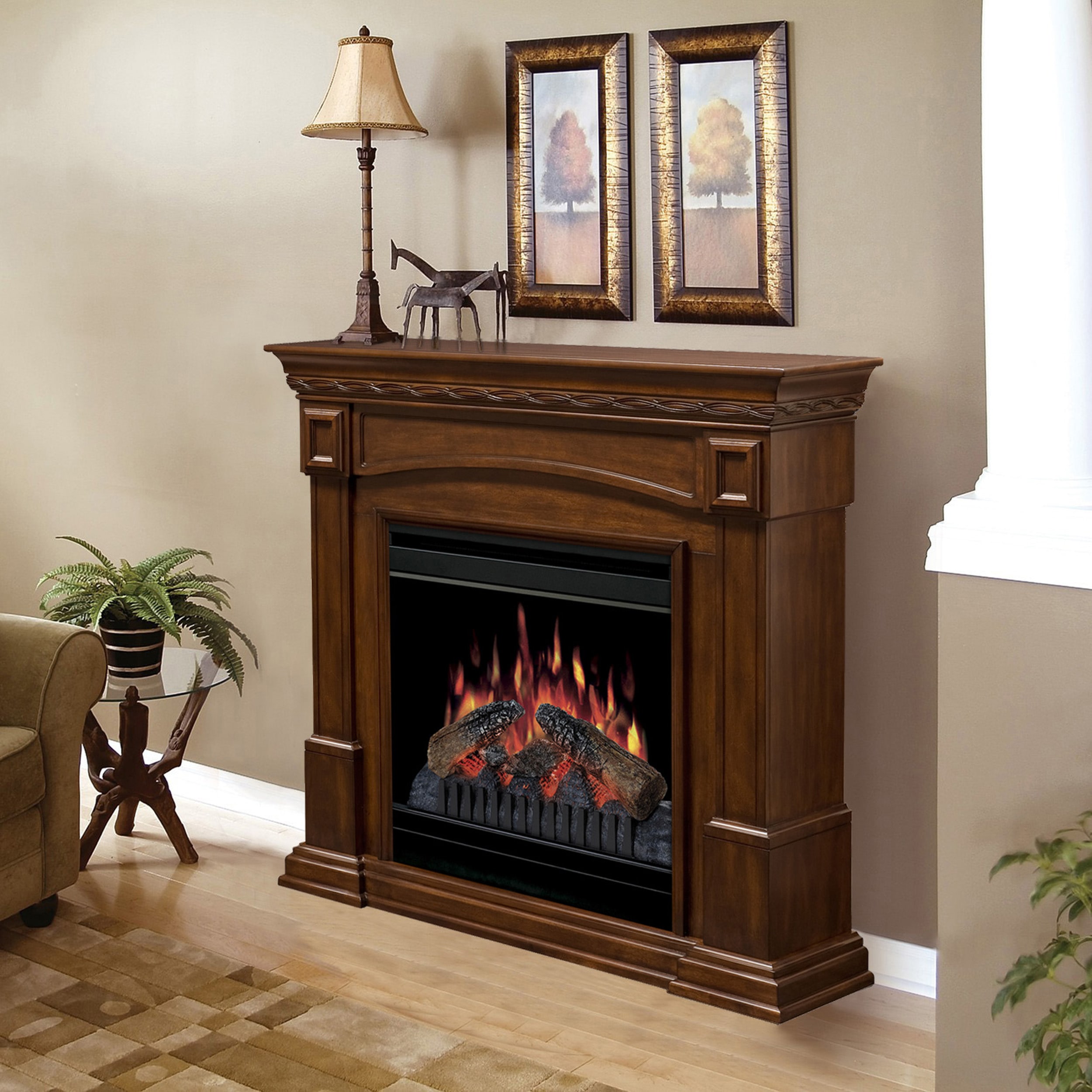 Shop Dimplex Electric Fireplace Overstock 7549432