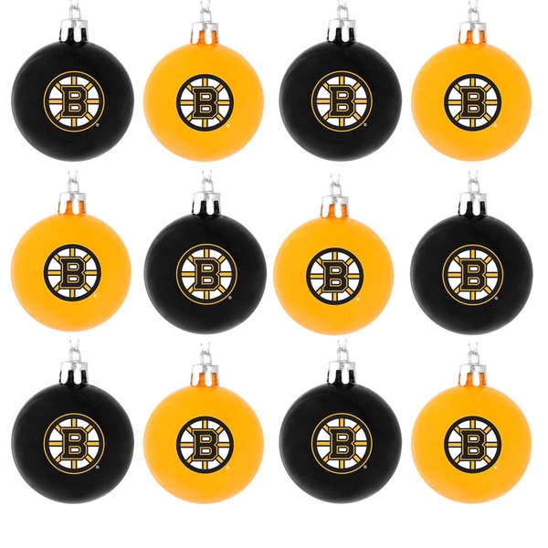 NHL 12-piece Plastic Ball Ornament Set