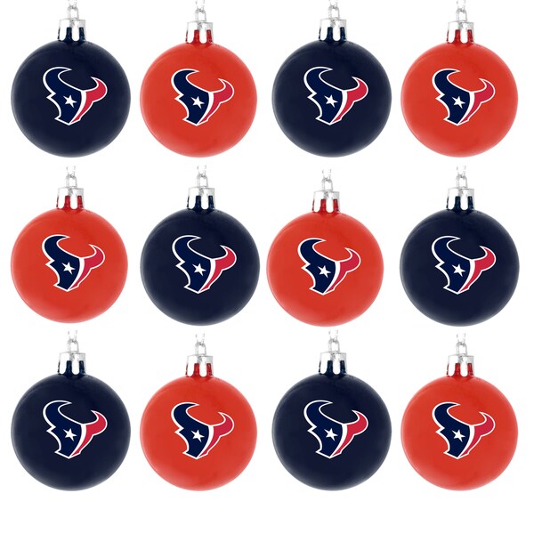 NFL 12-piece Plastic Ball Ornament Set