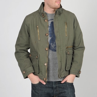 Shop Grind by CoffeeShop Men's Green Canvas Jacket - Free Shipping ...
