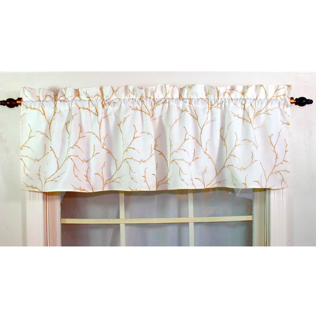 Willow Ivory Lined Valance