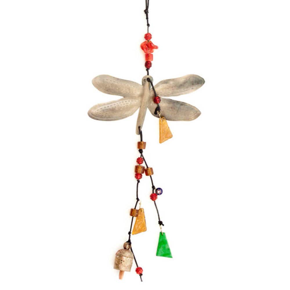 Handmade Dragonfly Dreams Wind Chime (India)