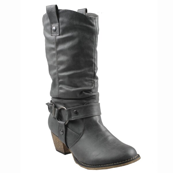 womens grey cowgirl boots