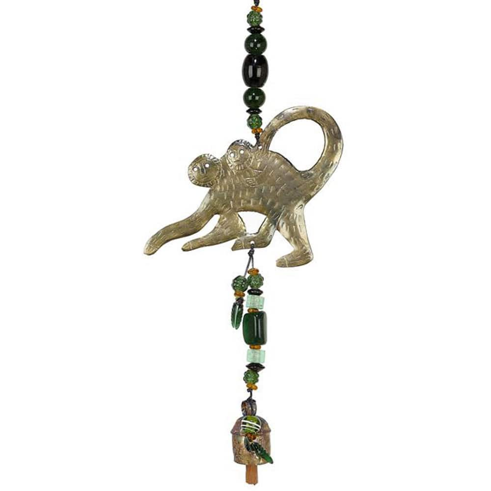 Handmade Monkey Around Wind Chime (India)