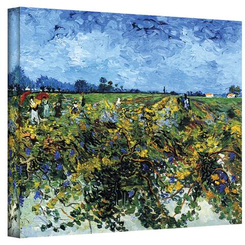 Vincent van Gogh 'Green Vineyard' Wrapped Canvas Art
