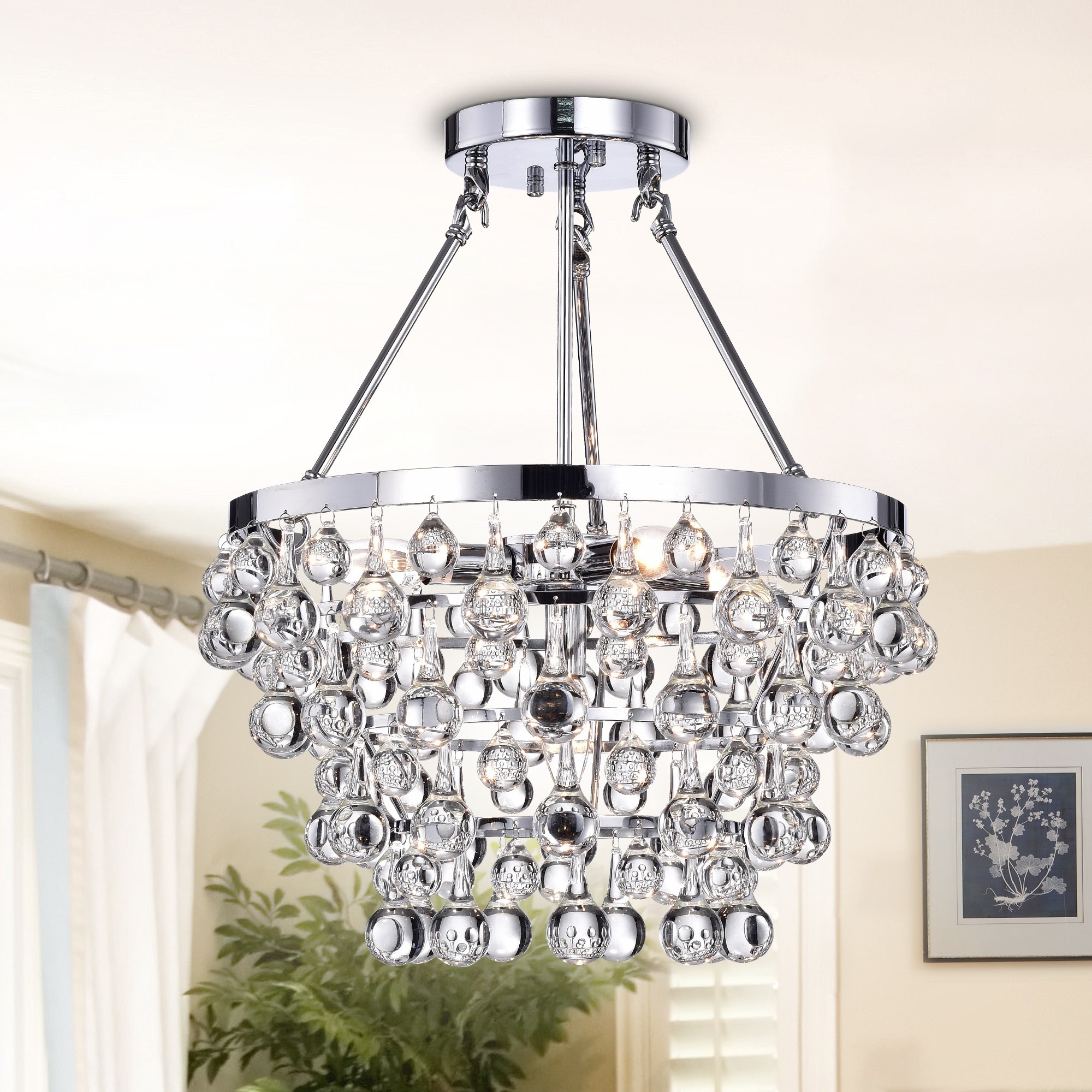 Warehouse of Tiffany Crystal Grand Chandelier