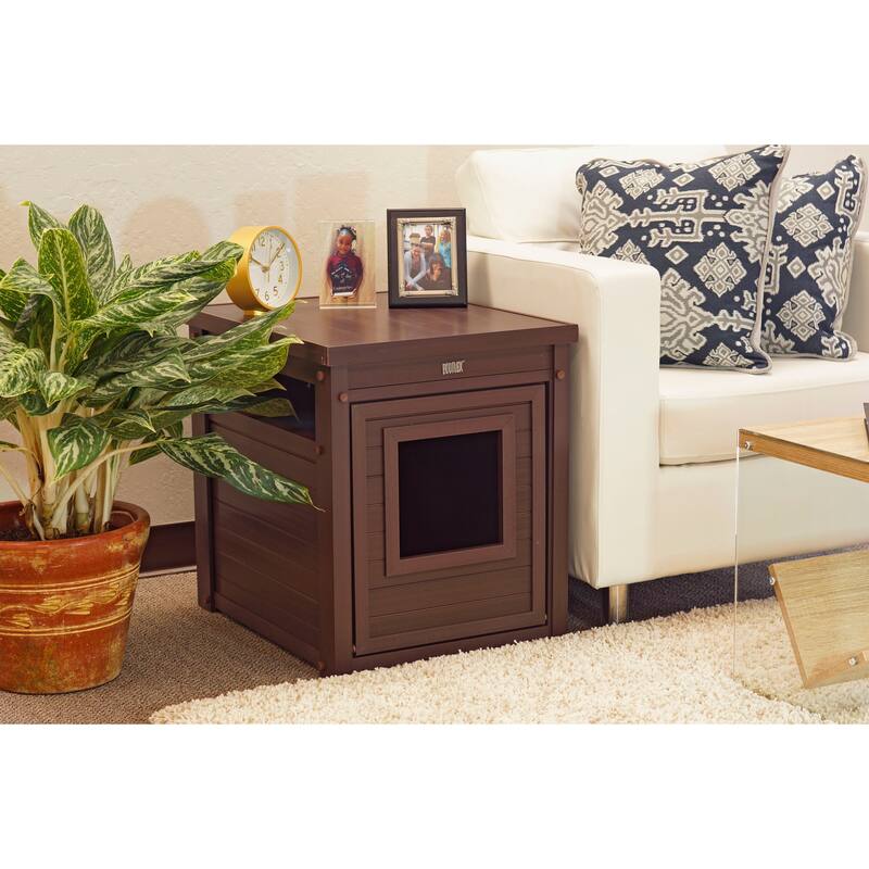New Age Pet Litterloo Litter Box Cover, End Table - Antique White