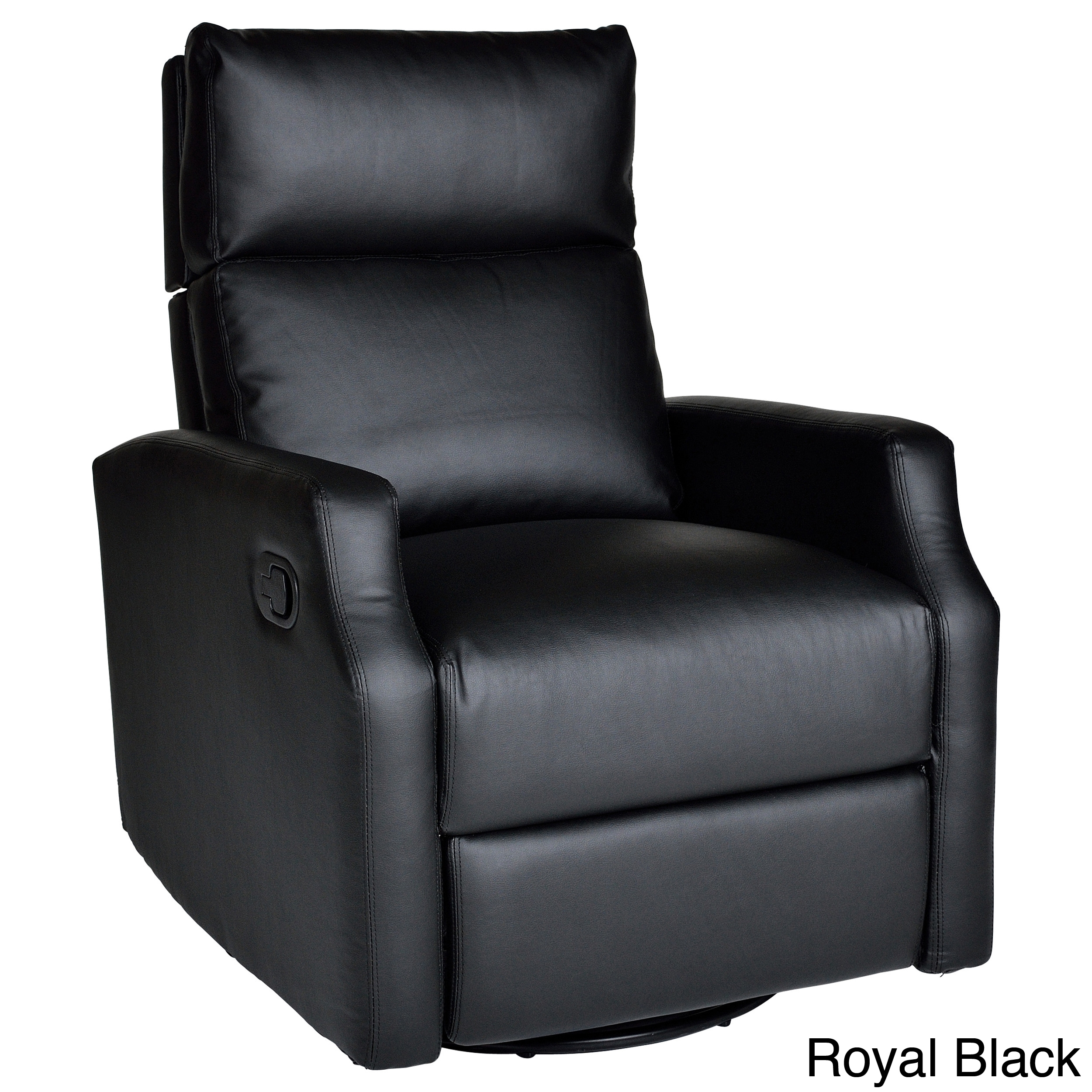 Sidney Bonded Leather Swivel Glider Recliner