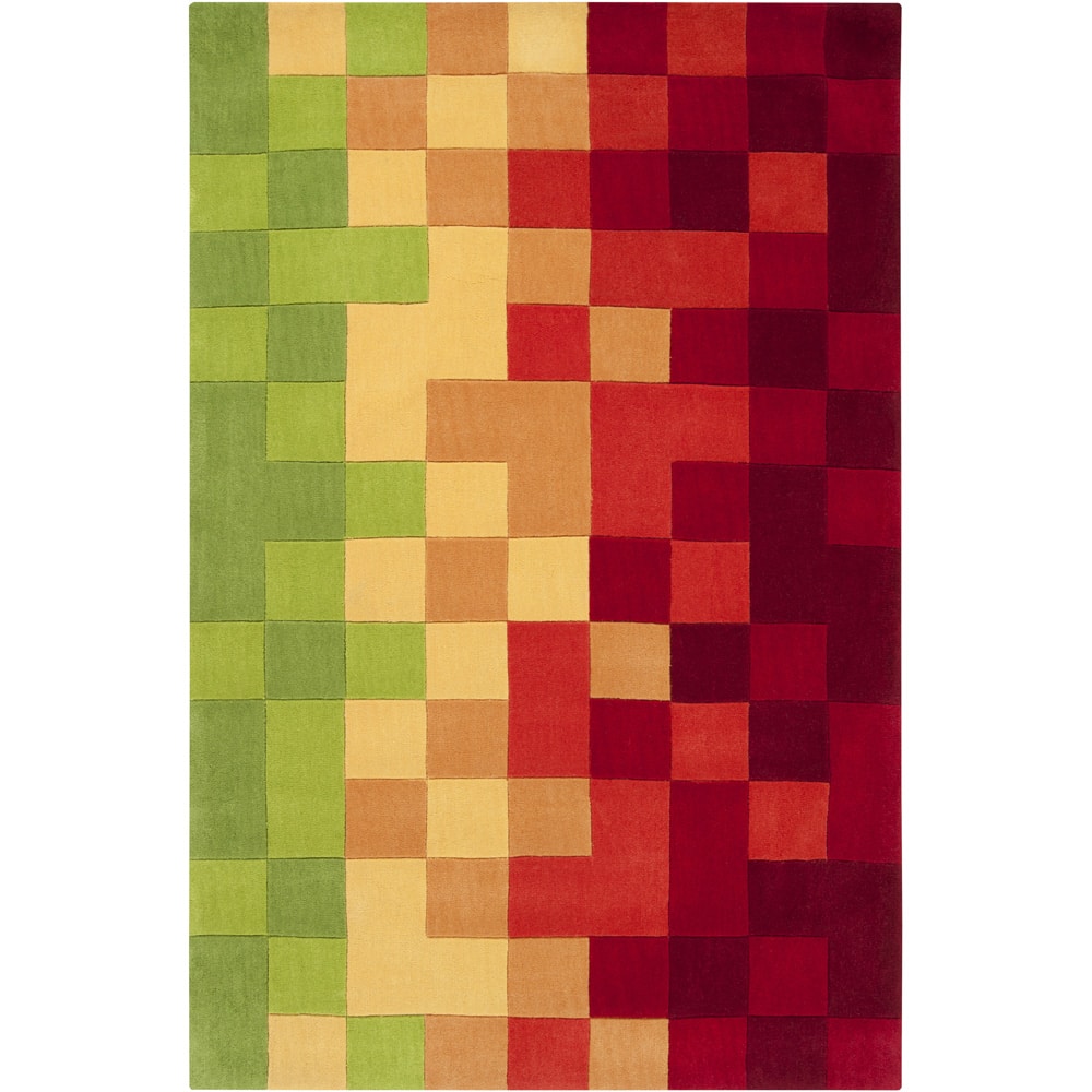 Hand-tufted Tetonia Multicolor Geometric Rug
