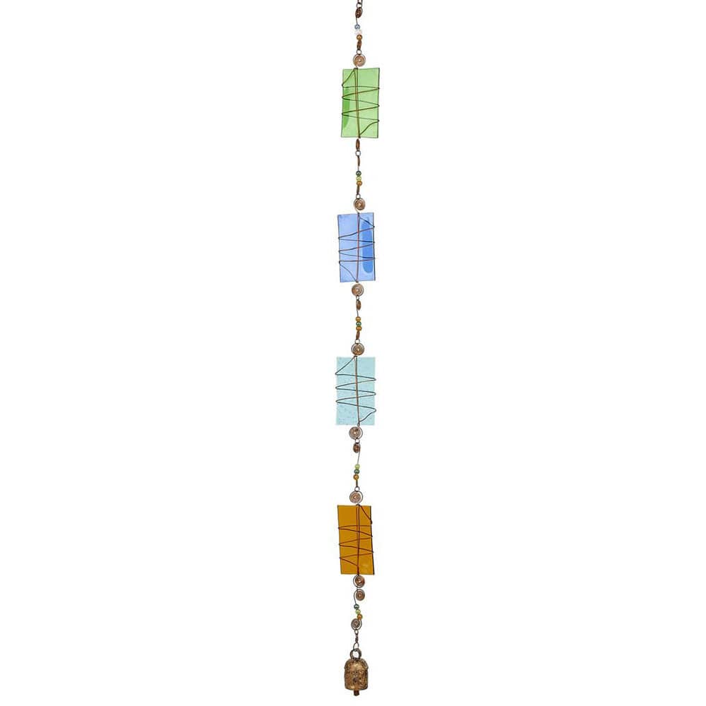 Wrap It Up! Hand Blown Glass Wind Chime (India)