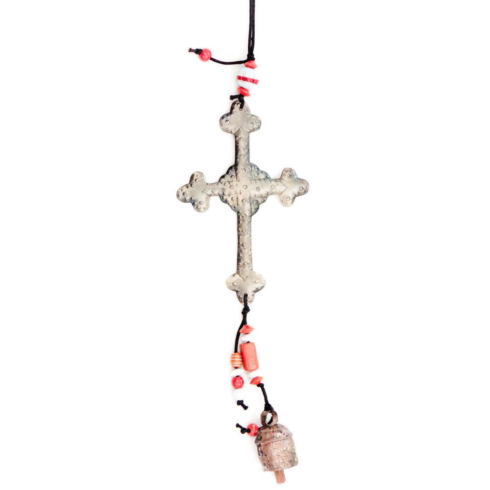 Handmade Divine Cross Wind Chime (India)