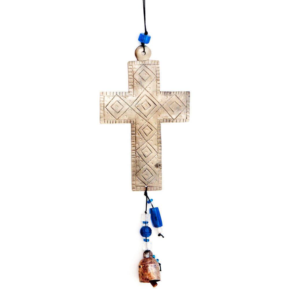 A Little Faith Cross Wind Chime (India)