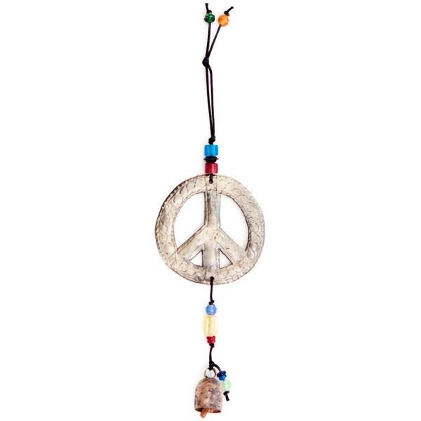 Peace Sign Wind Chime India 14984076 Com Ping Peace Sign Wind Chime India