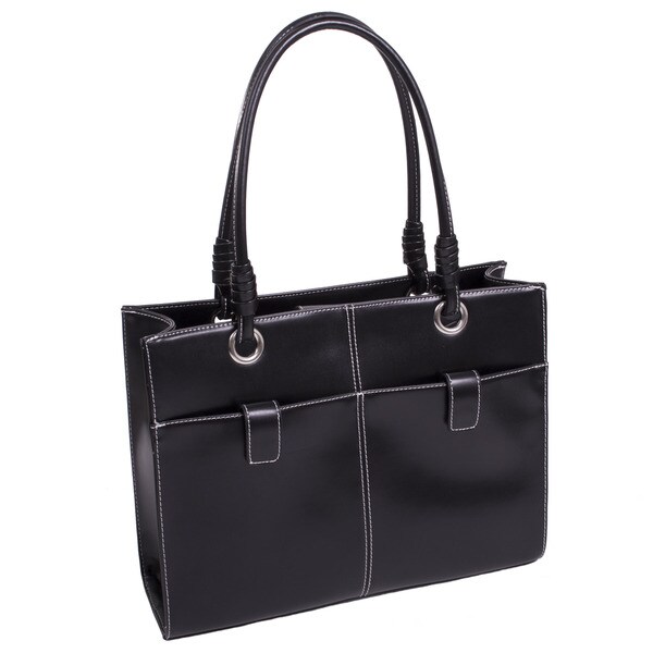 McKlein Women's 'Angelina' Faux Leather Ladies' Business Tote