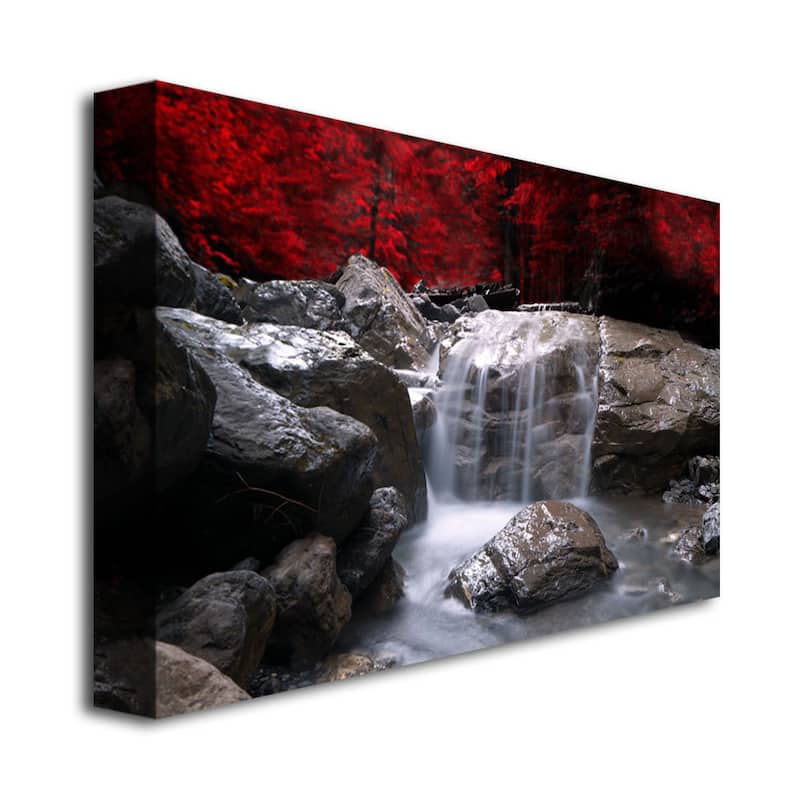 Porch & Den Red Canvas Art - 16" x 24"